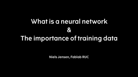 Thumbnail for What is a neural network?