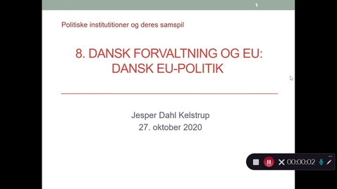 Thumbnail for Slides og video gang 8