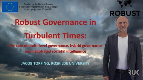 Thumbnail for Jacob Torfing - Robust Government Project presentation