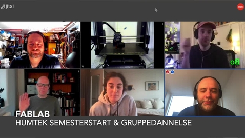 Thumbnail for Semesterstart og gruppedannelses præsentation fra Fablab RUC for Humtek studerende og alle RUC studerende [Danish]