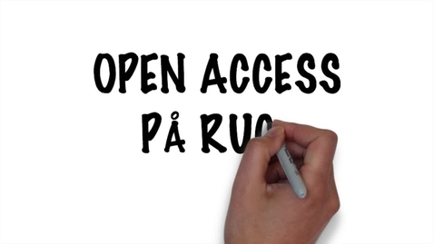 Thumbnail for Open Access på RUC