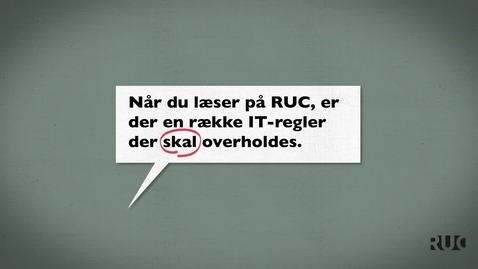 Thumbnail for IT: RUC - Adgangskoder