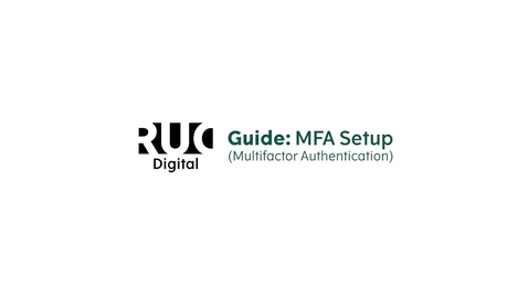 Thumbnail for MFA Guide - iOS (iPhone)