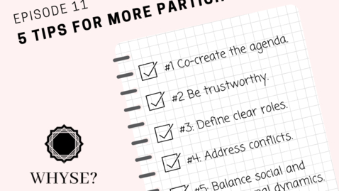 Thumbnail for WhySE? Podcast Episode 11: Participatory Governance in Social Enterprises