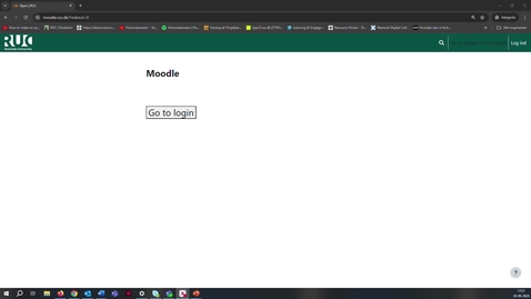 Thumbnail for Moodle introvideo til undervisere