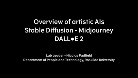 Thumbnail for An overview of artistic AIs
