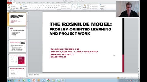 Thumbnail for The Roskilde University Model_brief_intro_0317