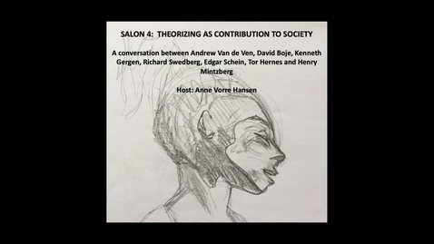 Thumbnail for Salon 4: The role of theorizing – establishing a community