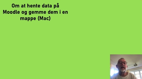 Thumbnail for Hente og gemme Geodata Mac (Virtuelle forelæsning)