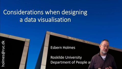 Thumbnail for Considerations when designing a data visualisation