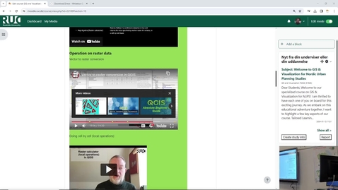 Thumbnail for GIS &amp; Visualization 2024-04-02 part 1