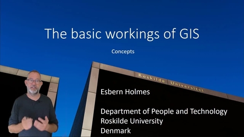 Thumbnail for The Basics of GIS - Concepts