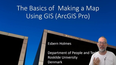 Thumbnail for Making a Map Using ArcGIS Pro