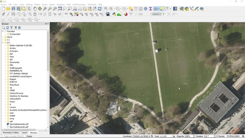Thumbnail for QGIS mesurment tool