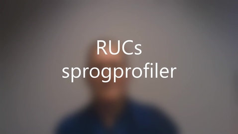 Thumbnail for RUCs sprogprofiler