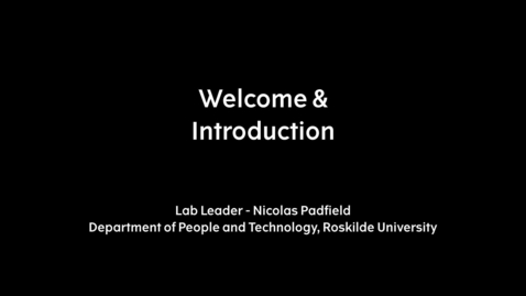 Thumbnail for Welcome &amp; Introduction to the AI seminar