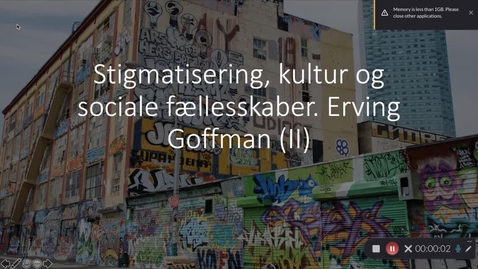 Thumbnail for Goffman 2