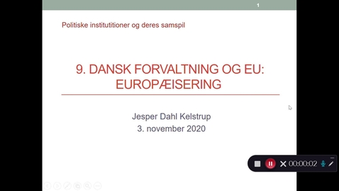 Thumbnail for Slides og video gang 9