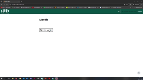 Thumbnail for Introduction to Moodle - for teachers