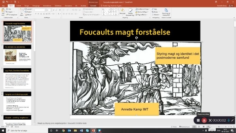 Thumbnail for Video 2 Foucaults magtforståelse