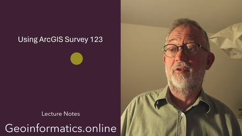 Thumbnail for Using ArcGIS Survey 123