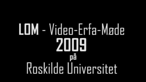 Thumbnail for LOM Video-Erfa-Møde