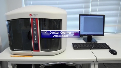 Thumbnail for Coulter counter - small samples