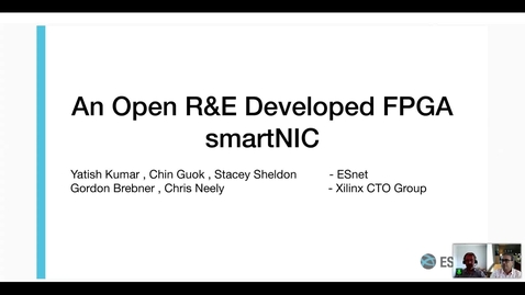 Thumbnail for An Open R&amp;E Developed FPGA smartNIC