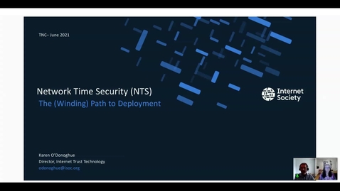Thumbnail for Network Time Security - The (Winding) Path to Deployment