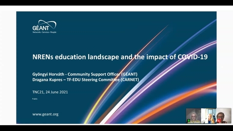 Thumbnail for NRENs education landscape and the impact of COVID-19