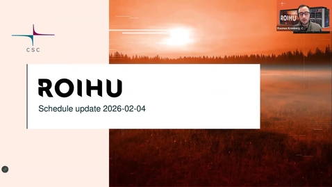 Thumbnail for  Puhti and Mahti retirement and Roihu installation schedule (short talk at CSC Research User Support Coffee at 4.2.2026)