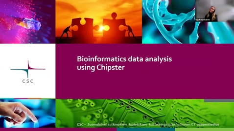 Thumbnail for Bioinformatics data analysis using Chipster (Short talk on CSC Research User Support Coffee 29.1.2025)