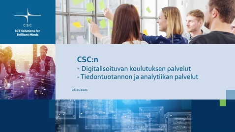 Thumbnail for Digitalisoituvan koulutuksen palvelut – Kirsi Pispa