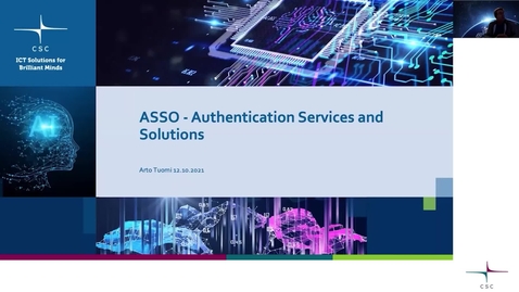 Thumbnail for Authentication Services and Solutions – Arto Tuomi