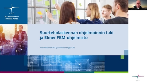 Thumbnail for Suurteholaskennan ohjelmoinnin tuki – Jussi Heikonen
