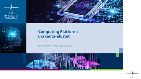 Thumbnail for Laskenta-alustat – Samuli Saarinen