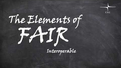 Thumbnail for The Elements of FAIR - Interoperable