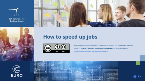 Thumbnail for 11. How to speed up jobs (Lecture)