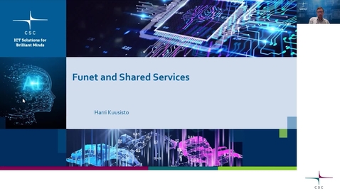 Thumbnail for Funet and Shared Services – Harri Kuusisto