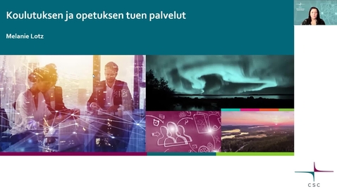 Thumbnail for Koulutuksen ja opetuksen tuen palvelut – Melanie Lotz