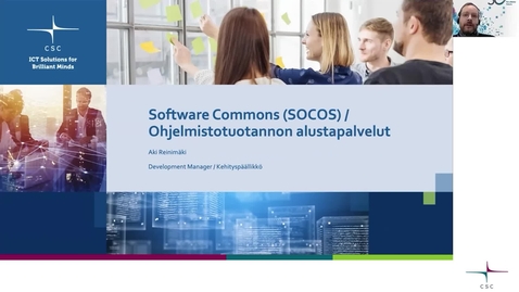 Thumbnail for Ohjelmistotuotannon alustapalvelut – Aki Reinimäki