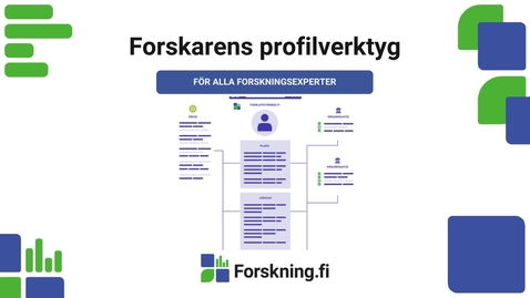 Thumbnail for Introduktion till Forskarens profilverktyget