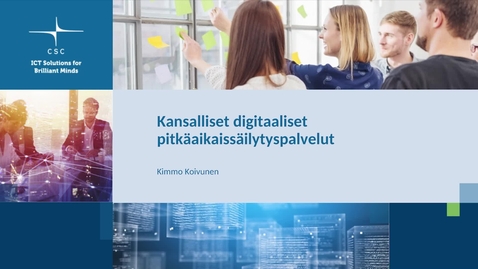 Thumbnail for Pitkäaikaissäilytys – Kimmo Koivunen