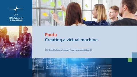 Thumbnail for [Pouta] Creating a virtual machine