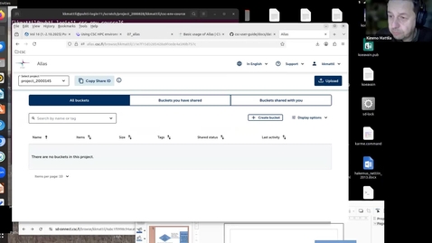 Thumbnail for 7. Allas Object Storage Service (Tutorials)