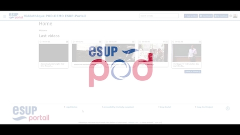 Thumbnail for Esup Pod Demo (Open Source Video Content Management System)