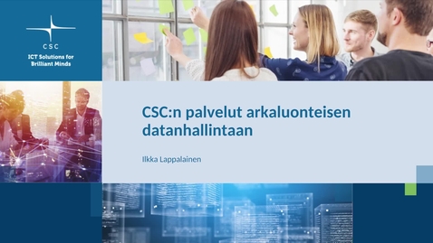 Thumbnail for Arkaluonteinen datanhallinta – Ilkka Lappalainen