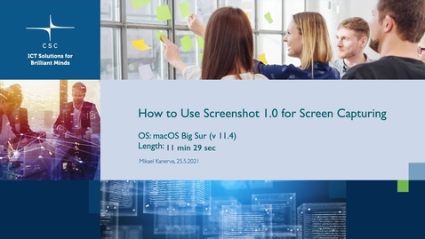 Thumbnail for How to Use Screenshot 1.0 for Screen Capturing (FullHD).mov