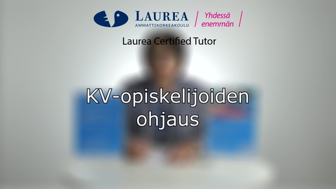 Thumbnail for Certified Tutor -koulutus tietoiskuvideo: KV-opiskelijoiden ohjaus - Leena Kuosmanen