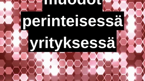 Thumbnail for Sitoutumisen eri muodot perinteisessä yrityksessä